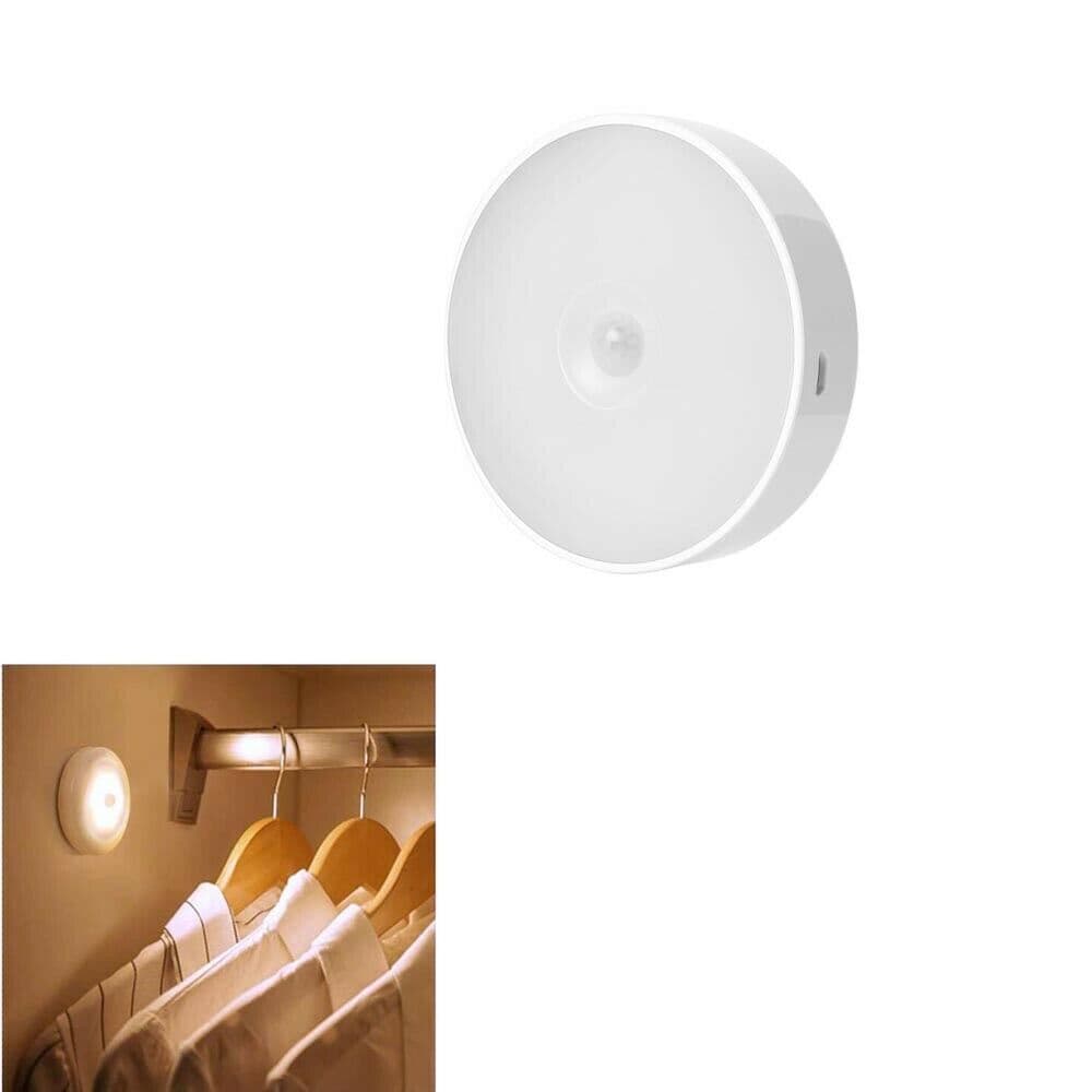 Faretto Led Sensore Rileva Movimento Lampada 6 W Luce Naturale Ricaricabile Usb - 5