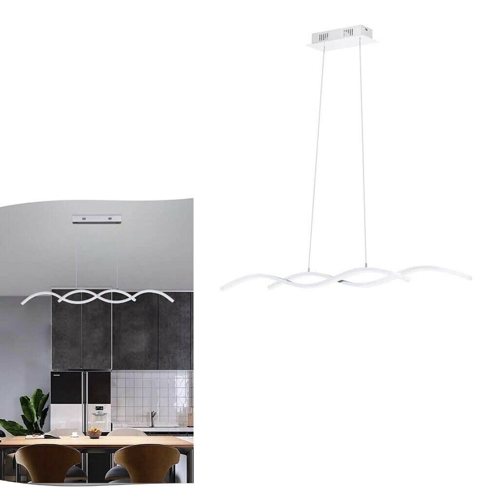 Lampadario Led A Sospensione 25 W Luce Bianca 6500k Lampada Twist Moderno A43bf - 4