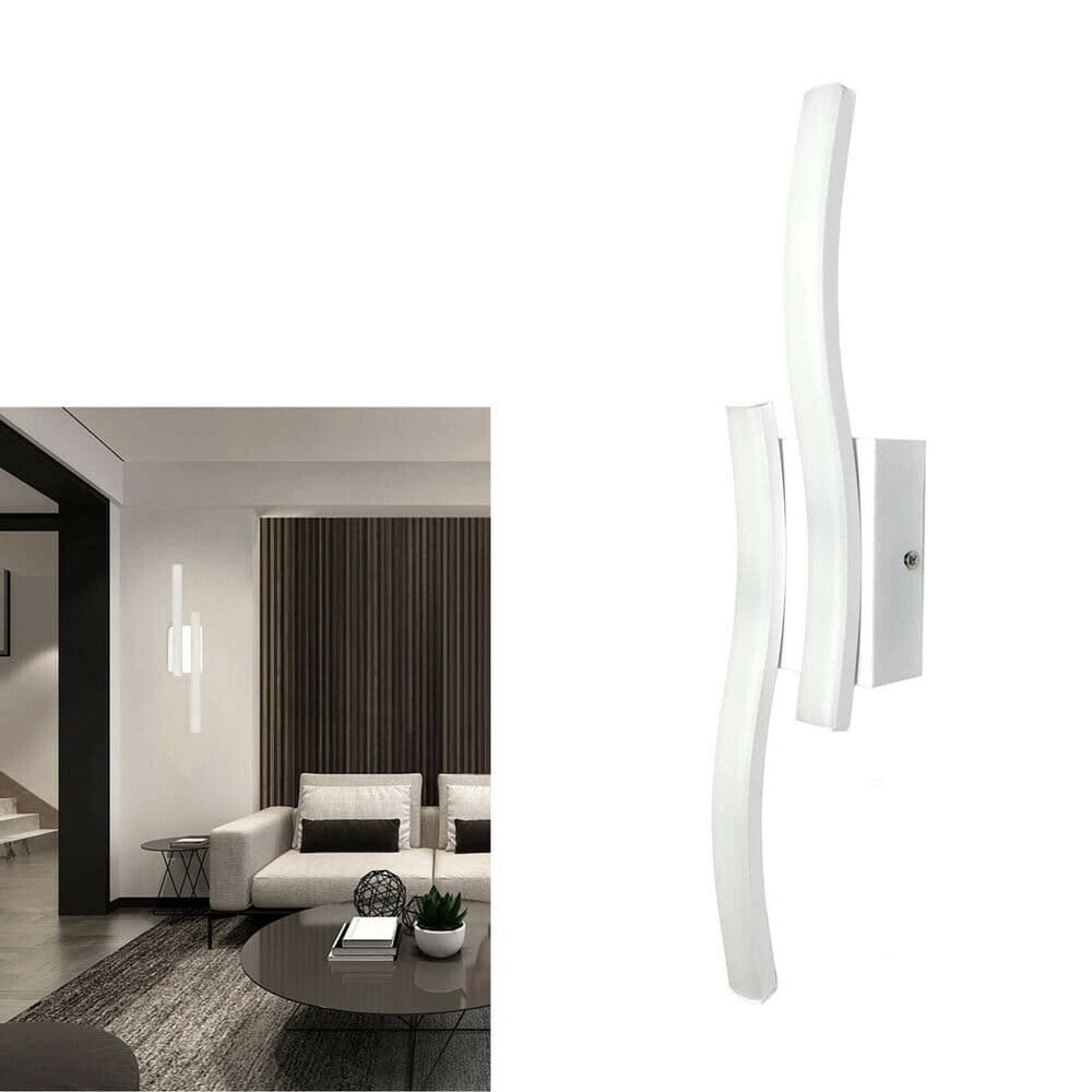 Applique Led Lampada Da Parete 10 Watt Luce Naturale 4000k Stile Moderno - 5