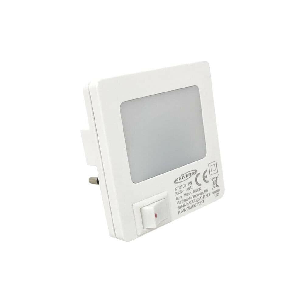 Lampada Led Luce Notturna Bianca 1w Con Interruttore Da Notte - 3