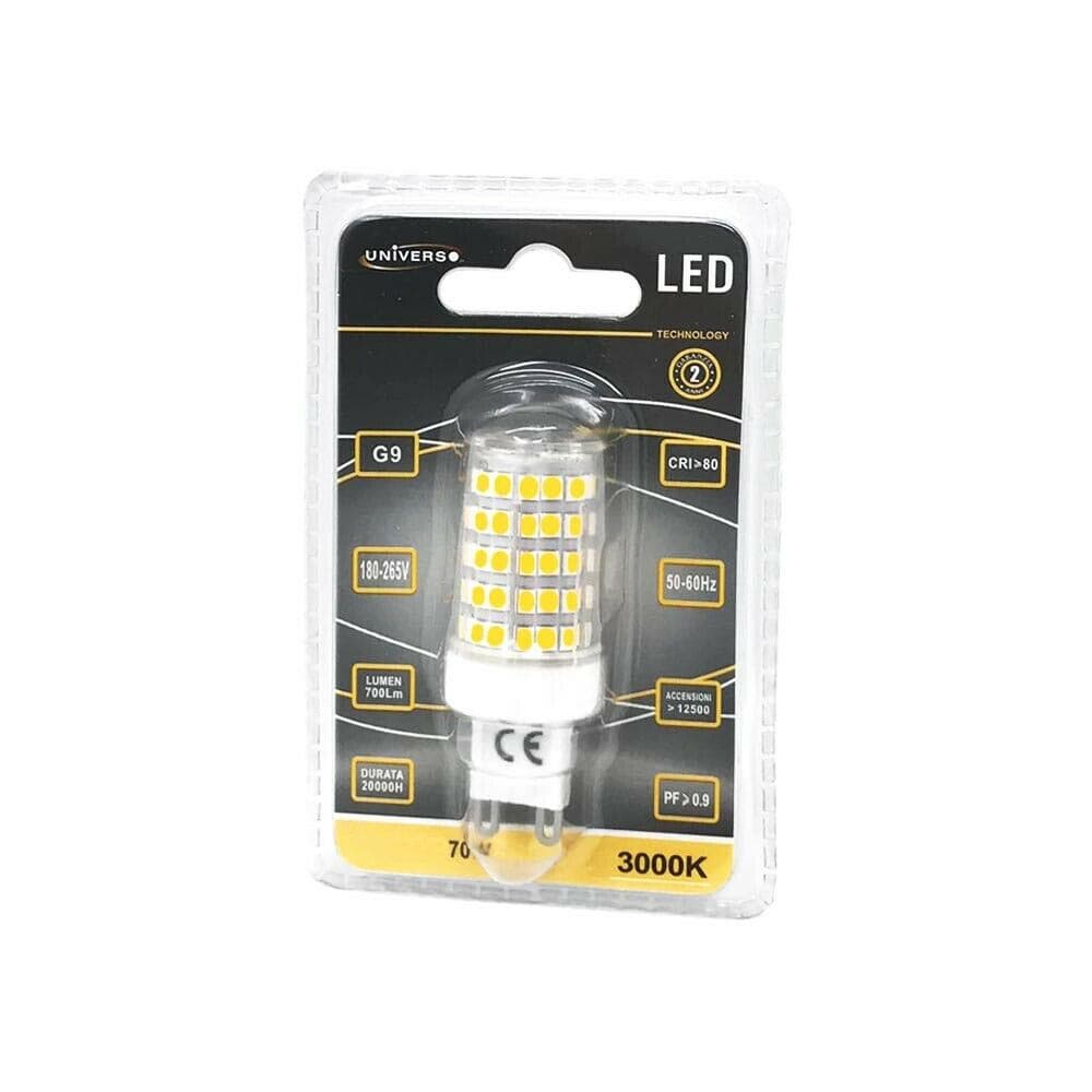 Lampadina Led Attacco G9 5.6w Luce Calda 3000k - 3