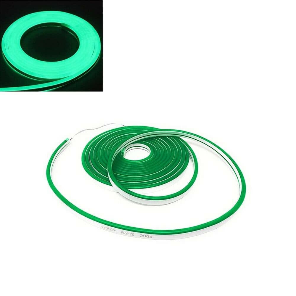 Striscia Led Verde Per Scritte Insegne Luminose Strip Flessibile 5 Mt Ip65 - 4