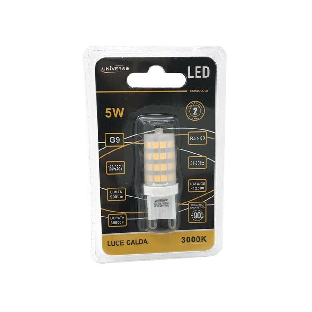 Lampadina Led Attacco G9 5w Luce Calda 3000k - 3