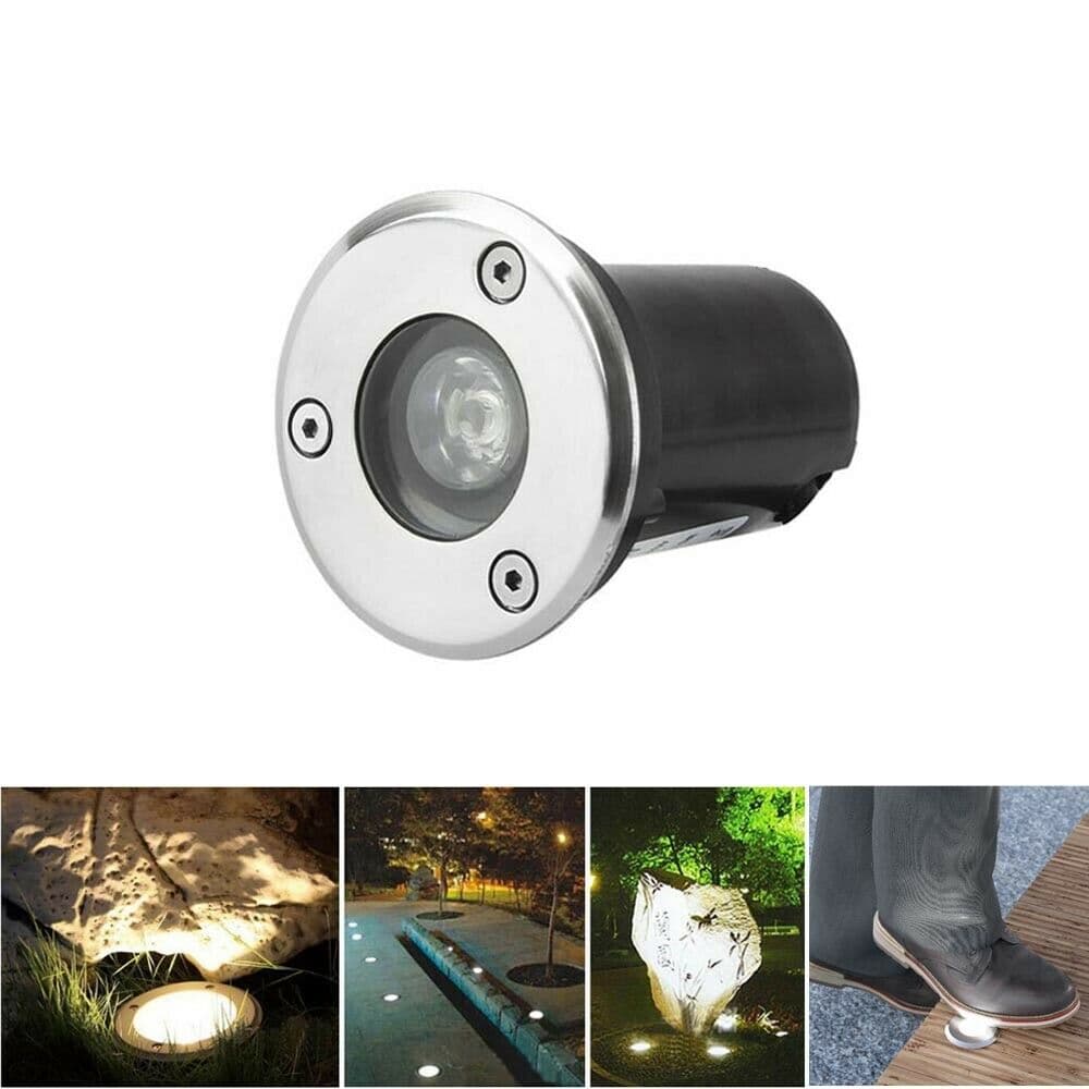 Faretto Calpestabile Segna Passi A Incasso Led 1,5 W Luce Naturale Giardino Es07 - 4