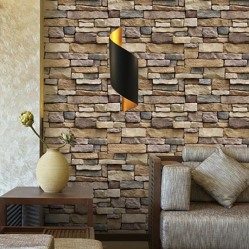 Applique Lampada Da Parete Stile 2 X Attacco Lampadina G9 Nero Oro E53-n - 4