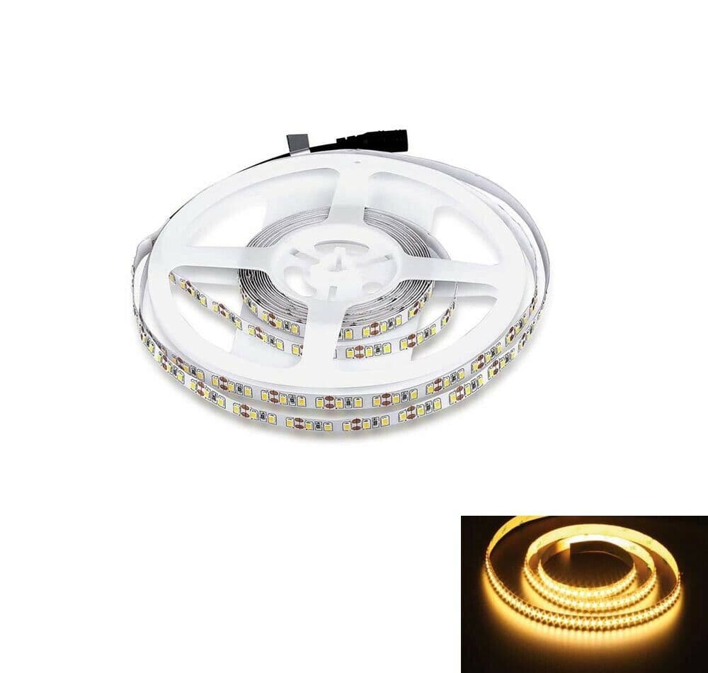 Striscia 600 Led Luce Calda 3000k  . Bobina 5 Metri Strip 2835 Smd - 4