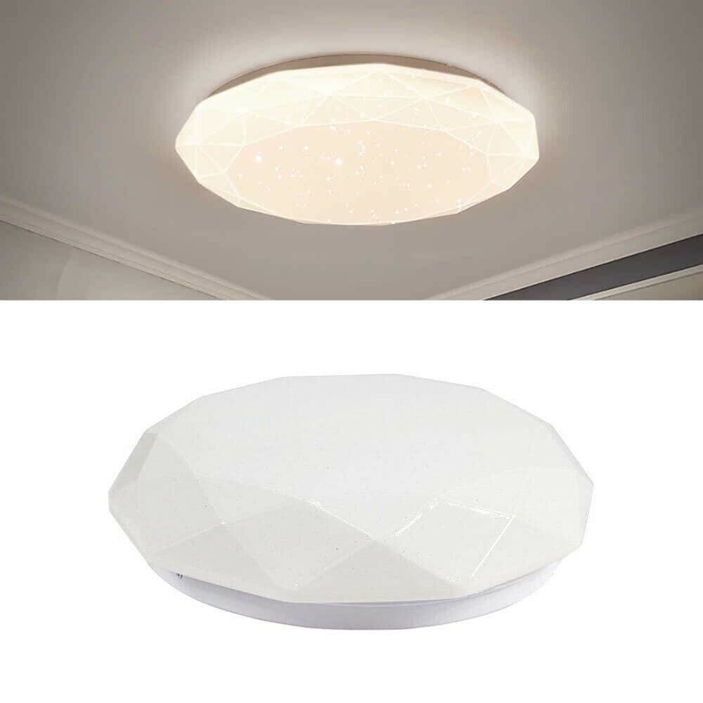 Plafoniera Da Soffitto 24 Watt Lampadario 24 Led Luce Naturale 4000k C02n - 5