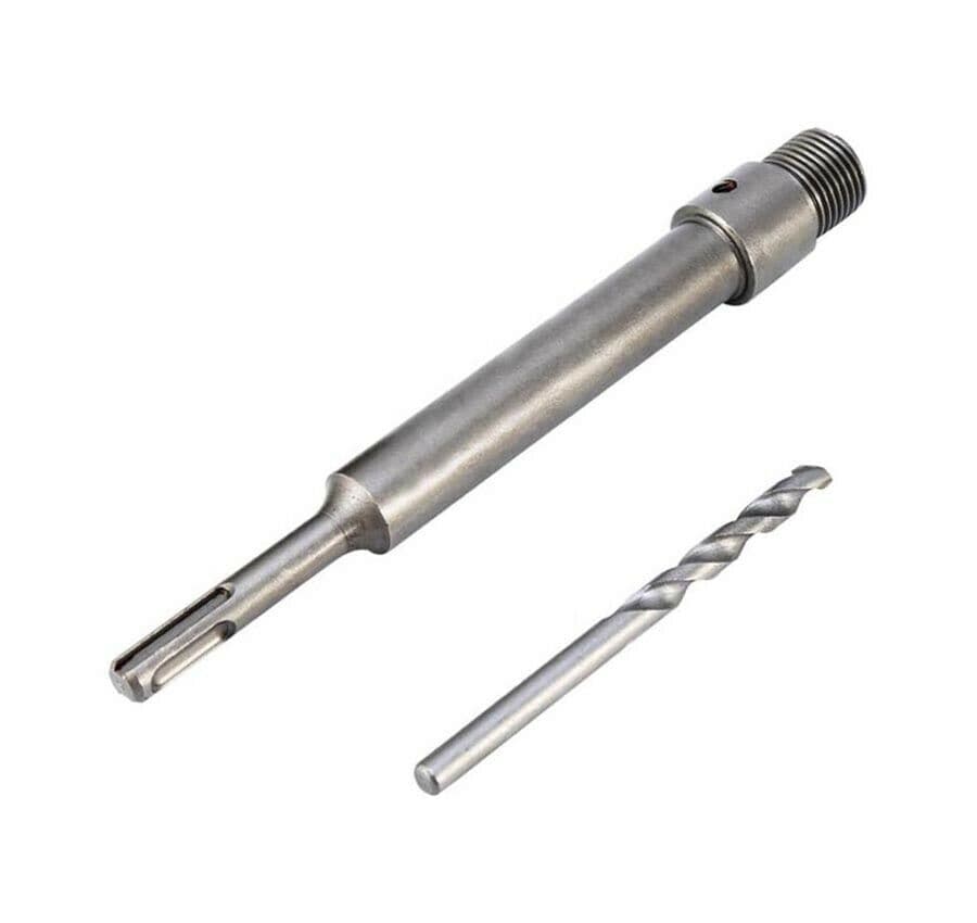 Asta Barra 35 Cm Sds Plus Prolunga Per Fresa Carotatrice A Tazza Punta Trapano - 2