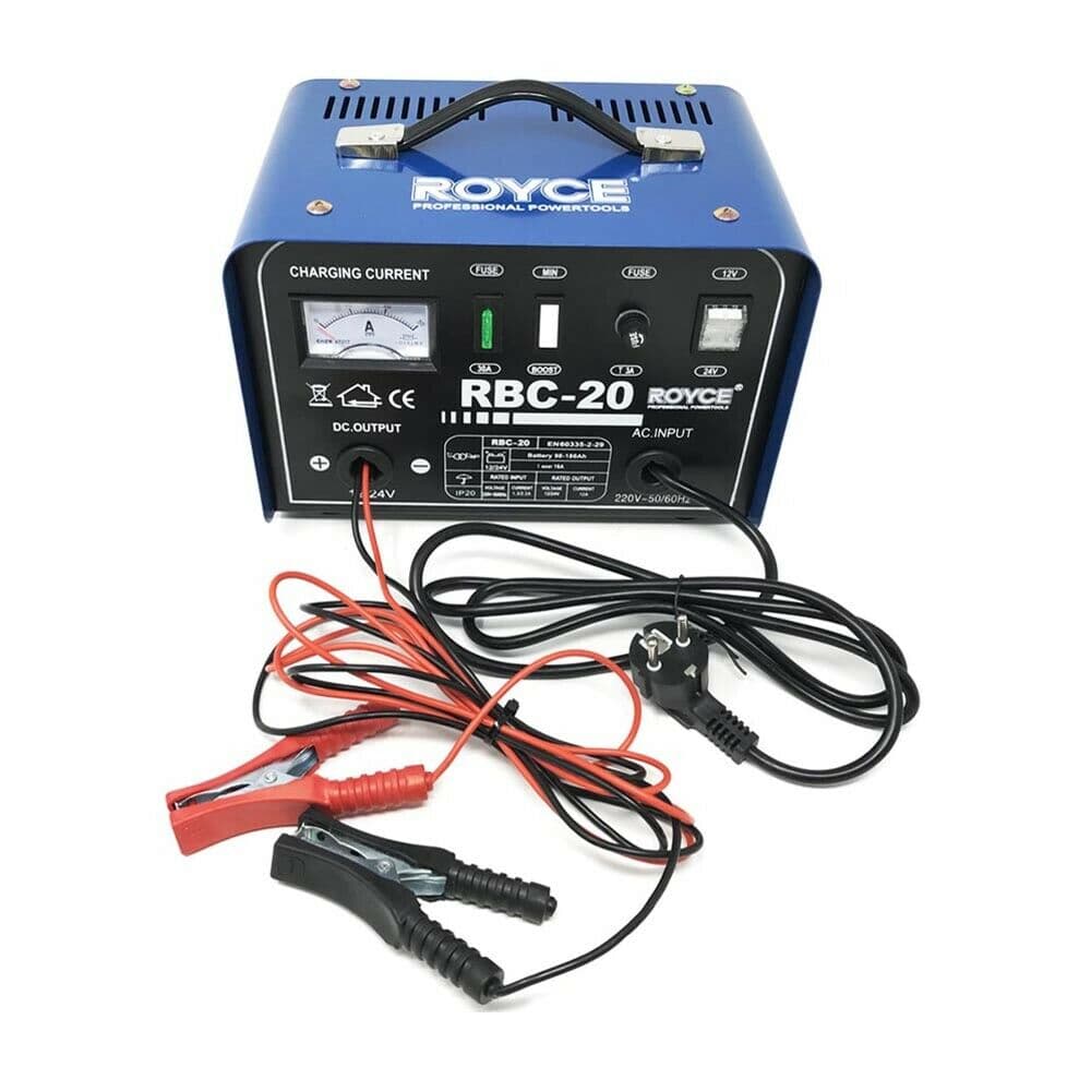 Caricabatterie Per Auto Camper 12 24 V Ricarica Carica Batteria 90 180 Ah 20 Amp - 4