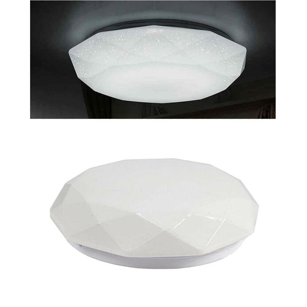 Plafoniera Led Da Soffitto 24 Watt Lampadario Luce Bianca 6500k C02 - 5