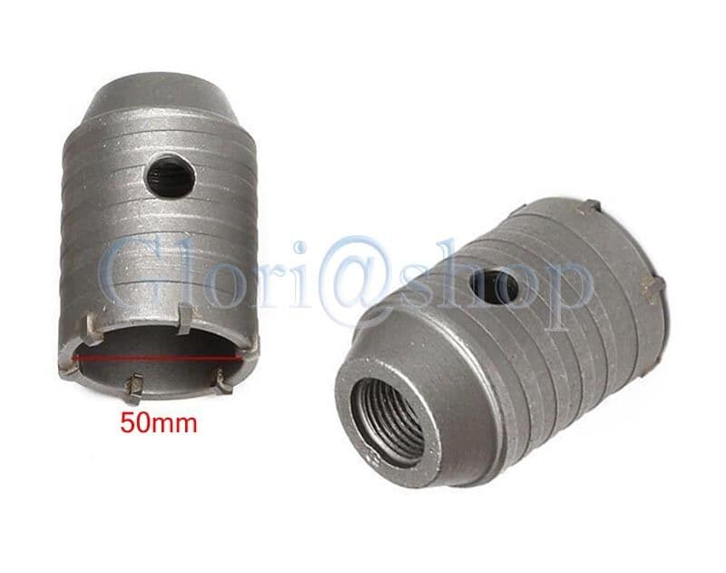 Fresa Carotatrice Tazza 50 Mm Frese Trapano Attacco Sds Plus  Muro Cemento - 2