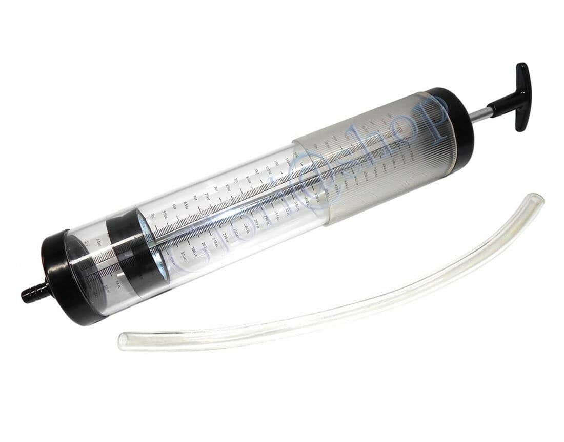 Siringa Per Cambio Olio 500 Ml Pompa Manuale Aspirazione Meccanico Auto - 3