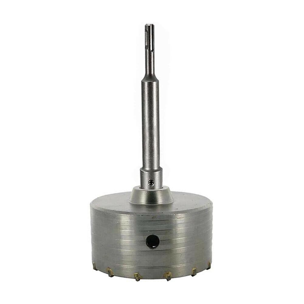 Fresa Muro Carotatrice A Tazza 130 Mm Barra Asta Sds Plus 35 Cm Trapano - 4