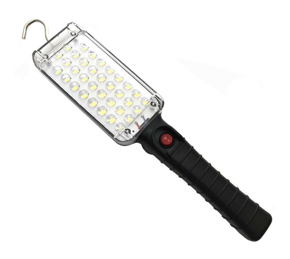Torcia 34 Led Smd Lampada Da Lavoro Portatile Ricaricabile Gancio Calamita - 3