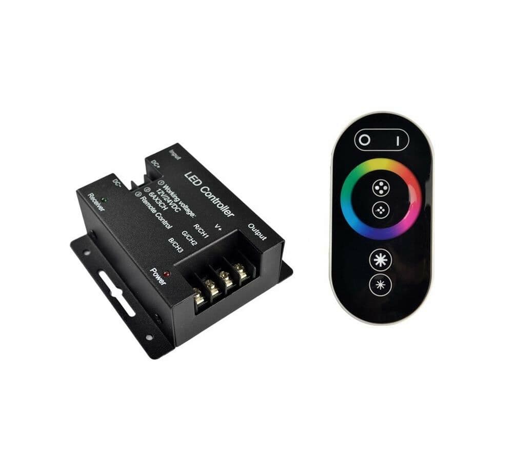Centralina Telecomando Per Striscia Led Rgb Controller Wireless 12v - 3