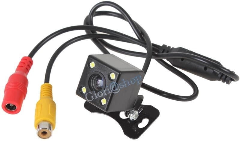 Telecamera Retromarcia Ccd 4 Led Retrocamera Staffa X Auto Camper - 2