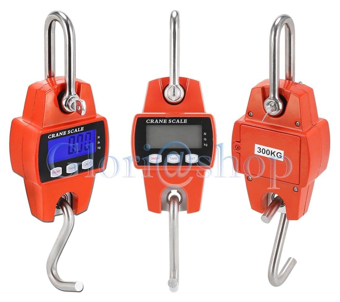 Bilancia Elettronica Pesa Fino 300 Kg Dinamometro Digitale Industriale Gancio - 3