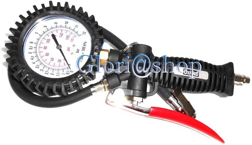 Pistola Manometro Per Compressore Gonfiaggio Gomme Pneumatici Auto - 2