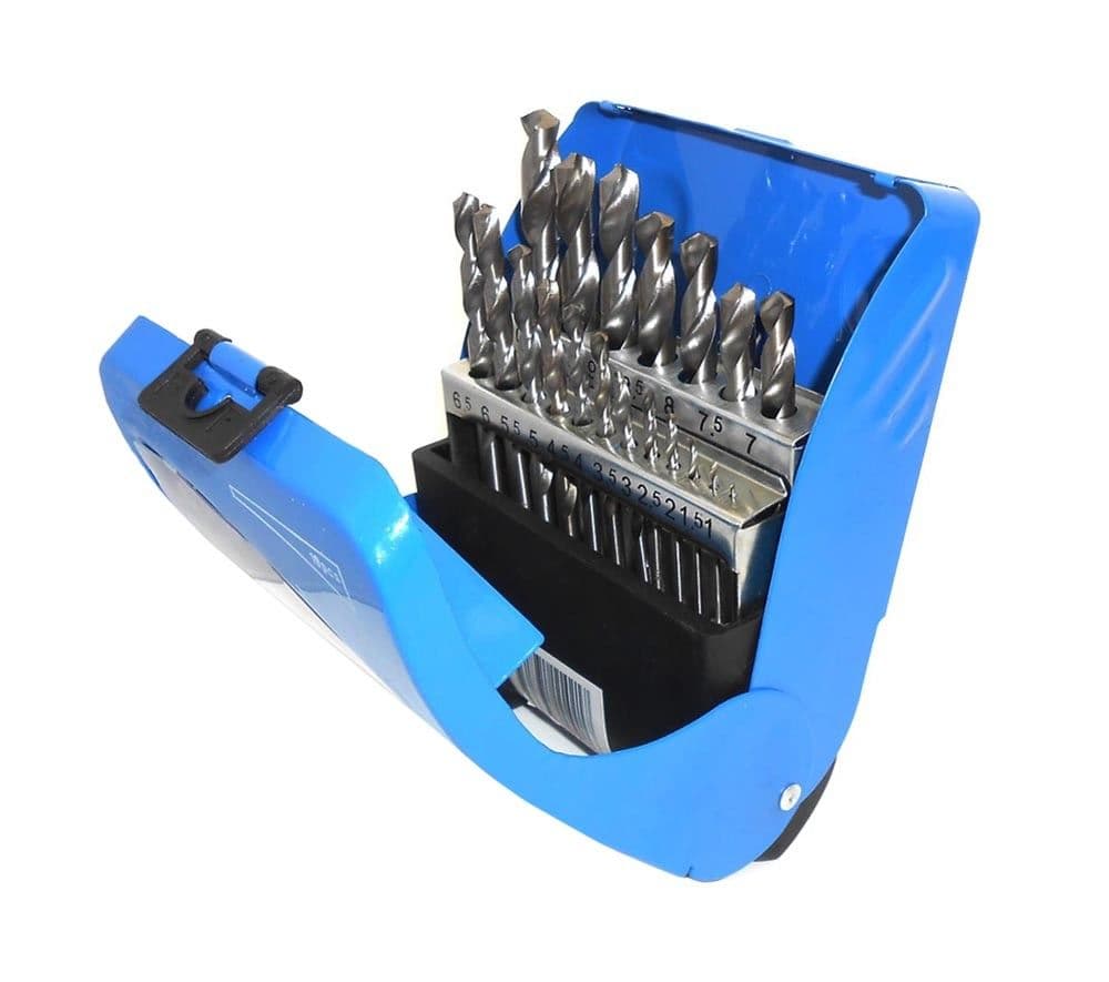 Kit 19 Punte Trapano In Metallo Lega Hss Punta Da 1 A 10 Mm Fresa Frese Forare - 2