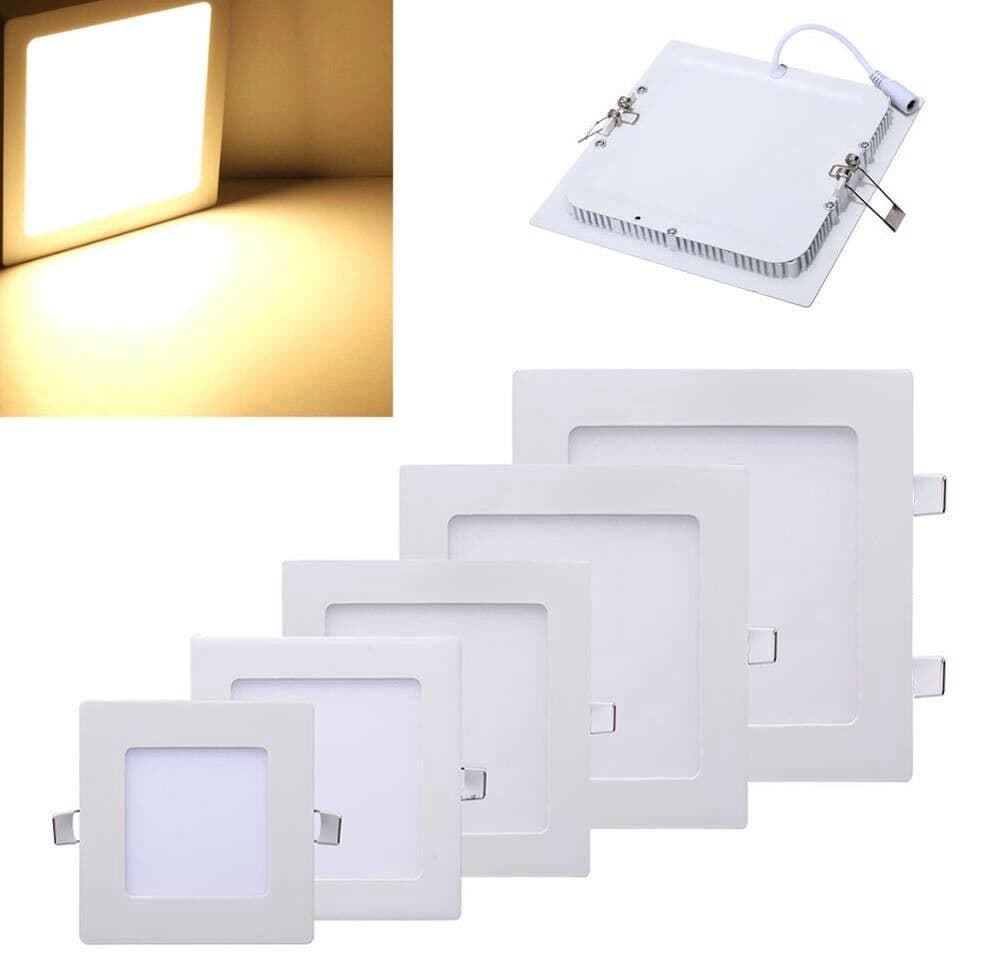 Pannello Led Luce Calda 3000k Faretto 24 W Plafoniera Slim Ad Incasso - 3