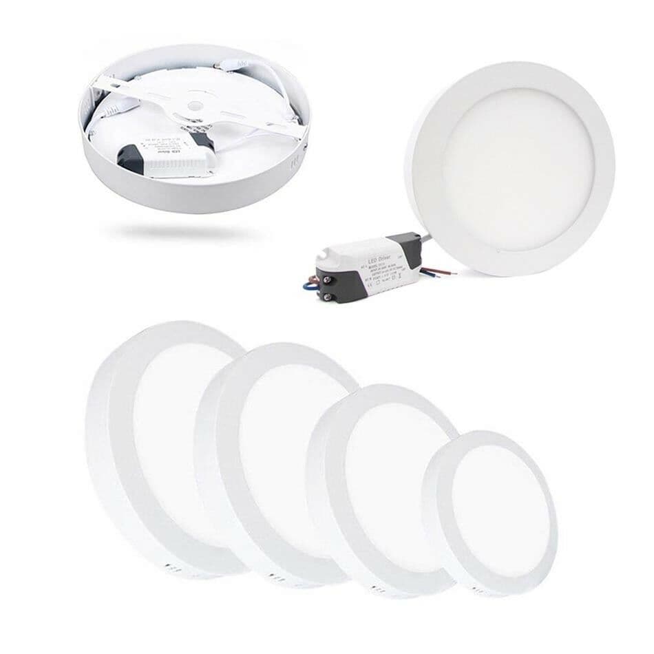 Plafoniera Tonda 24 W Lampada Pannello Led Luce Bianca - 2
