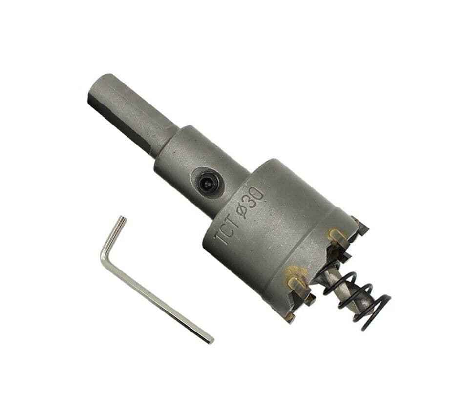 Fresa A Tazza Da Trapano Per Forare Metallo Acciaio Frese Da 30 Mm - 2