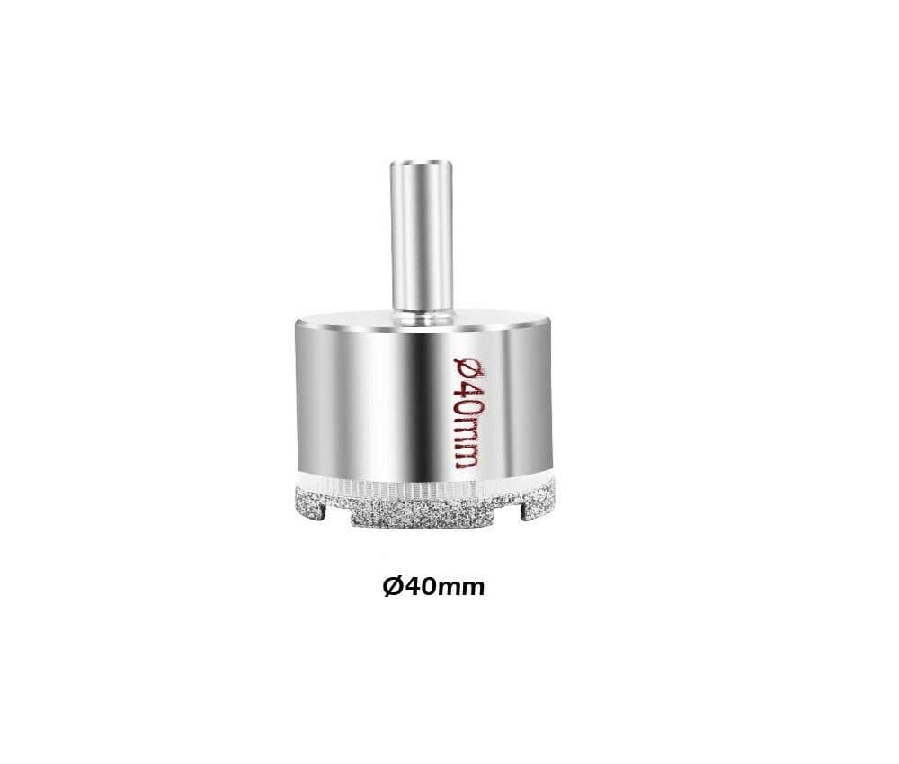 Fresa Diamante Frese Vetro Ceramica 40 Mm - 3