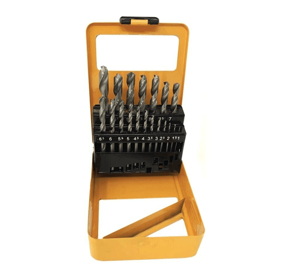 19 Punte Trapano Fresa In Lega Di Titanio Hss Kit Frese 19pz Da 1 A 10 Mm - 3