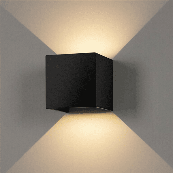 Applique Led Luce Calda Faretto Da Parete  12 W 3000k Ip65 Es46nc - 3