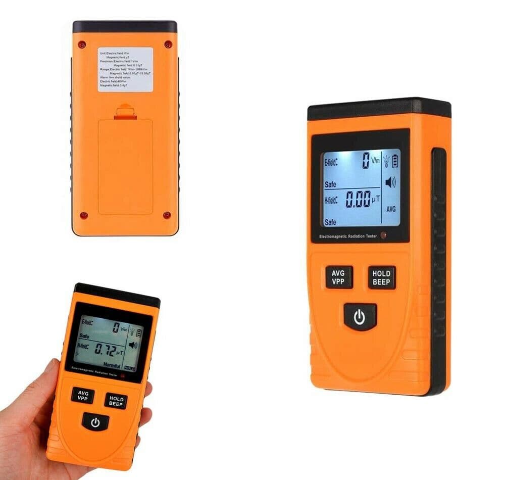 Tester Misuratore Rilevatore Di Radiazioni Onde Elettro Magnetiche Detector Test - 4