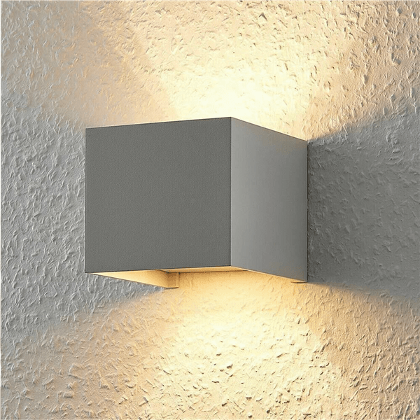 Applique Da Parete Esterno Faretto Led Luce Calda 3000k 12 W Ip65 Es46gc - 4
