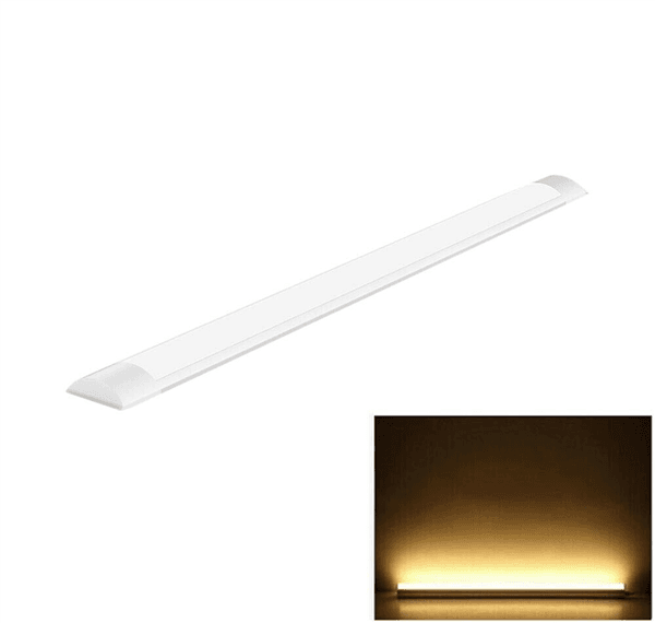Plafoniera Led 40 W Luce Calda Da Soffitto Parete Sottopensile Slim 90 Cm Pf-90c - 5