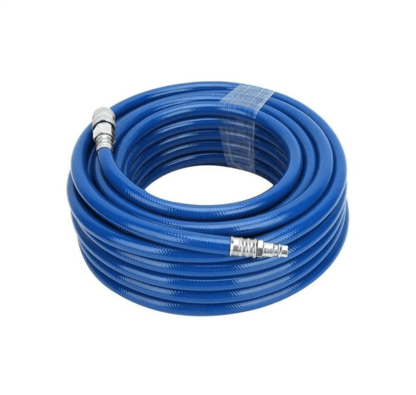 Tubo Ad Aria Compressa Prolunga Per Compressore 18 Mt Pvc Attacco Innesto Rapido - 3