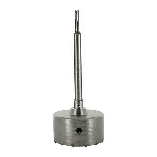 Fresa Muro Carotatrice Tazza 130mm Attacco Sds Plus 60cm Prolunga Punte Trapano - 4