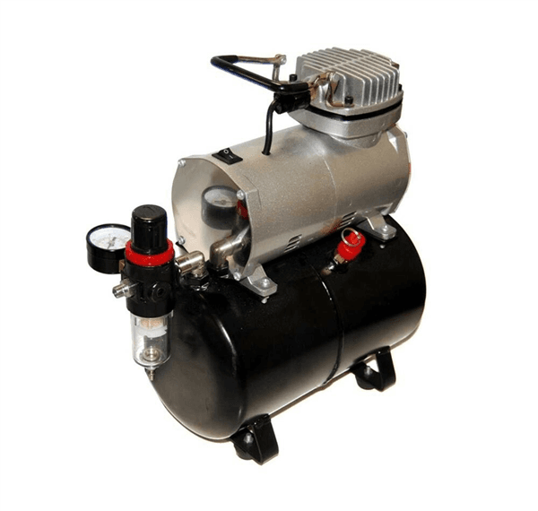 Compressore Con Serbatoio Aria Per Aerografo Aeropenna Modelismo Minicompressore - 2