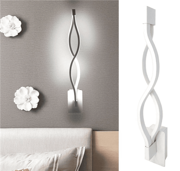 Applique Lampada Da Parete A Led 9 Watt Luce Bianca Fredda 6500k 9w Interno - 4