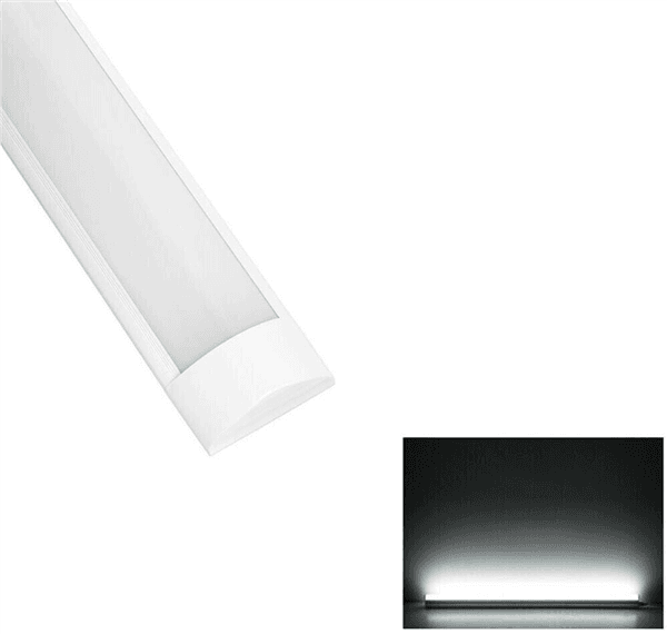 Plafoniera Led A Parete Soffitto Sottopensile Slim 27 W 60 Cm Luce Bianca Fredda - 4
