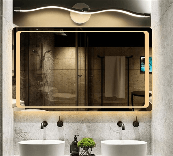 Lampada Led 9 W A Onda Da Parete Illuminazione Specchio Quadri Luce Calda 3000k - 4