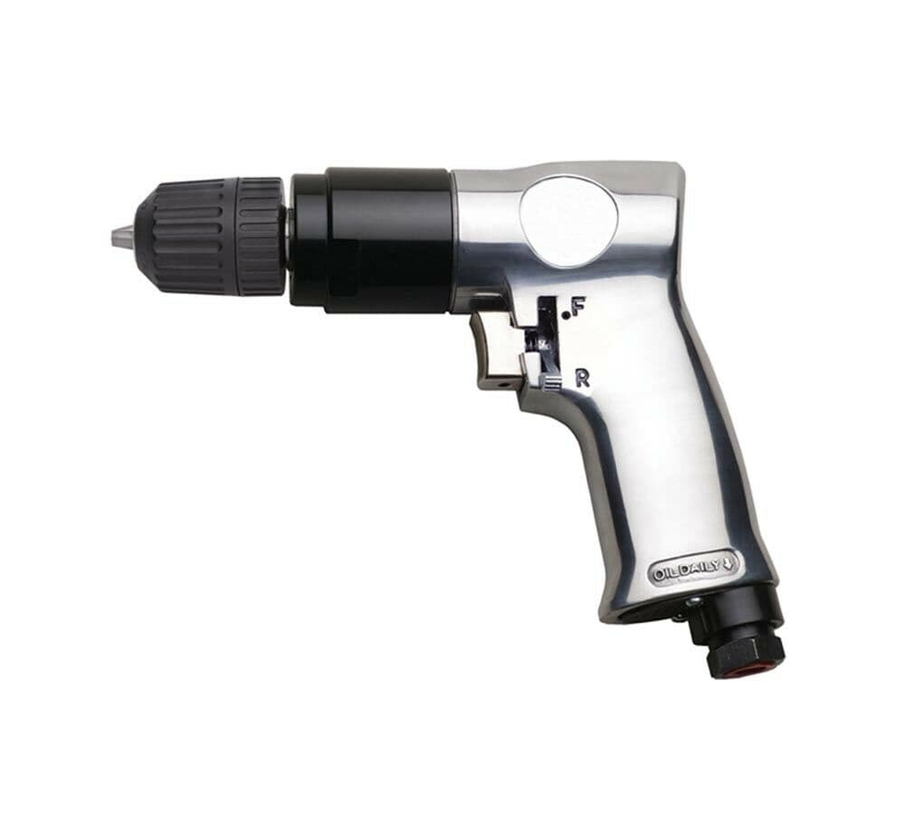 Trapano Ad Aria Compressa Pneumatico 3/8" Mandrino Autobloccante 10mm - 2