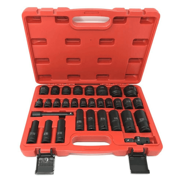 Kit 32 Bussole Per Avvitatore Pneumatico 1/2" Bussola Adattatore Impatto - 3