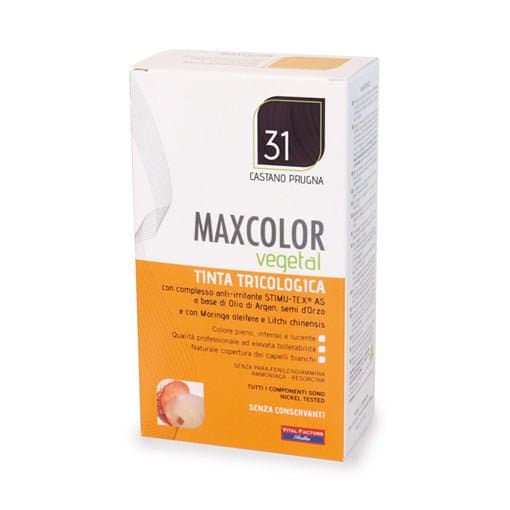 Tinta Maxcolor Vegetal castano prugna n° 31 - 1