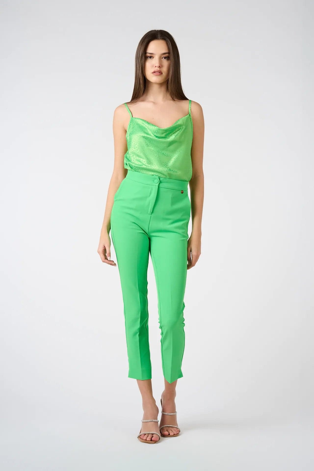 Top in raso jacquard - 3