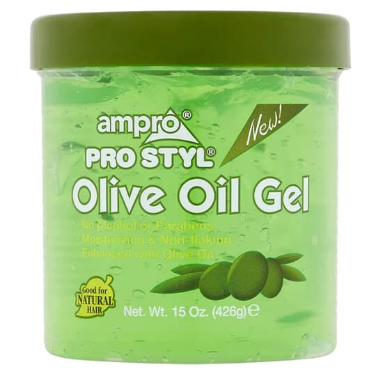 AMPRO PRO STLY OLIVE OIL STYLING GEL 426G ALSO GOOD FOR NATURAL HAIR PER CAPELLI - 2