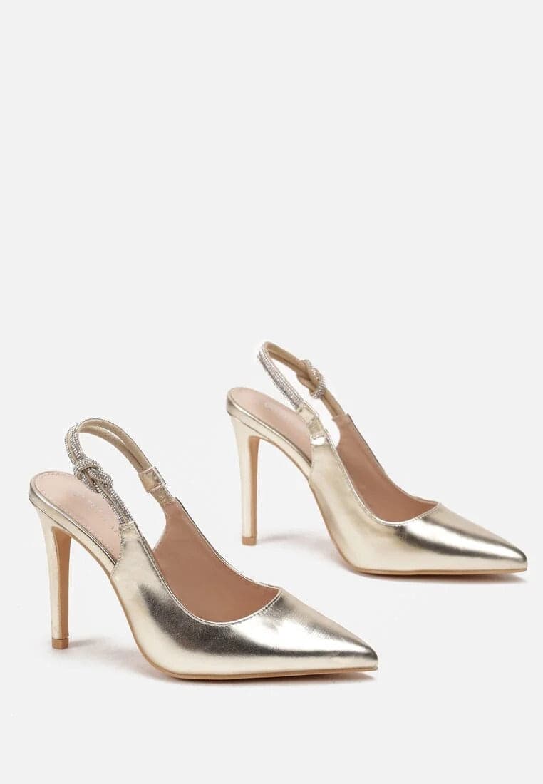 Avery - Dècolletè Con Cinturino Strass in Scarpe col tacco Affari di Famiglia - Sant’Angelo a Cupolo, commercioVirtuoso.it