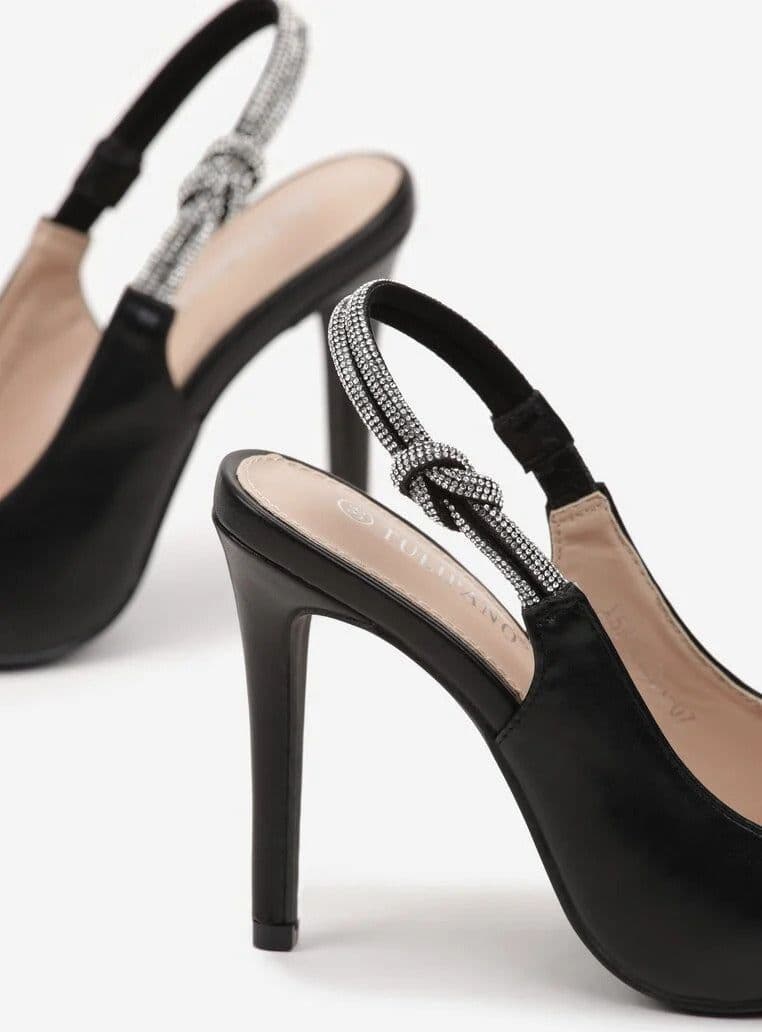 Avery - Dècolletè Con Cinturino Strass in Scarpe col tacco Affari di Famiglia - Sant’Angelo a Cupolo, commercioVirtuoso.it