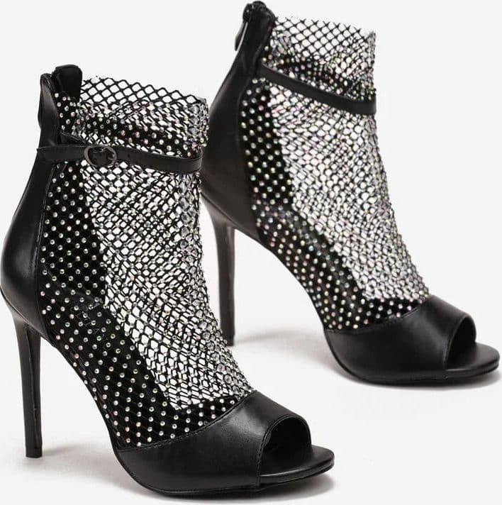 Manila - Dècolletè Con Rete Brillantinata in Scarpe col tacco Affari di Famiglia - Sant’Angelo a Cupolo, commercioVirtuoso.it