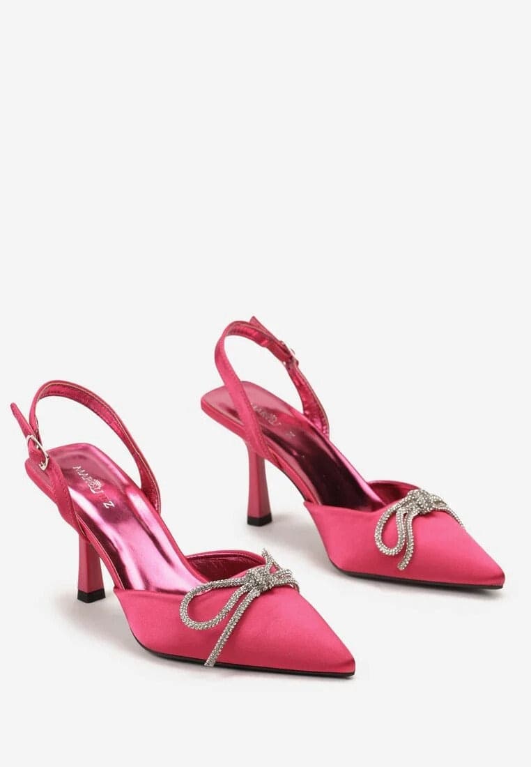 Ivana - Dècolletè con fiocco strass in Scarpe col tacco Affari di Famiglia - Sant’Angelo a Cupolo, commercioVirtuoso.it
