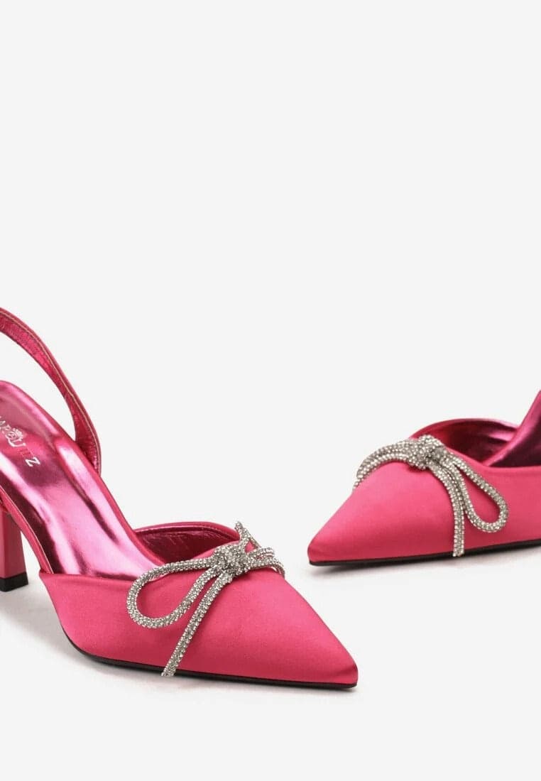 Ivana - Dècolletè con fiocco strass in Scarpe col tacco Affari di Famiglia - Sant’Angelo a Cupolo, commercioVirtuoso.it