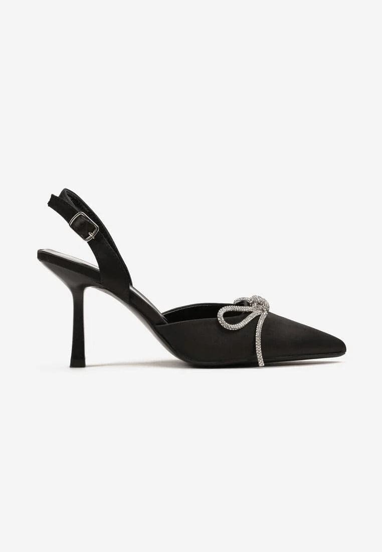 Ivana - Dècolletè con fiocco strass in Scarpe col tacco Affari di Famiglia - Sant’Angelo a Cupolo, commercioVirtuoso.it