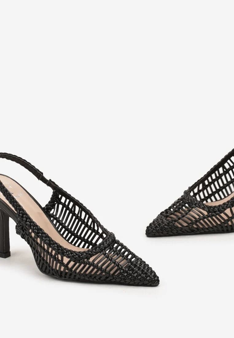 Berta - Dècolletè Slingback traforato in Scarpe col tacco Affari di Famiglia - Sant’Angelo a Cupolo, commercioVirtuoso.it